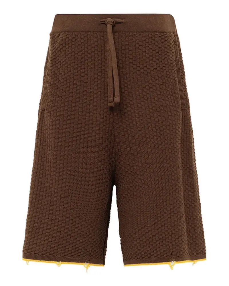 Laneus Gestrickte Shorts - Braun Braun
