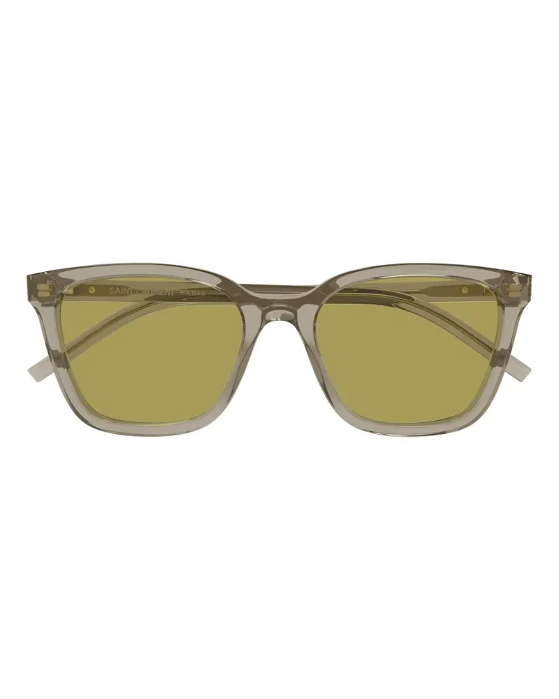 Saint Laurent square-frame sunglasses - Nude Nude