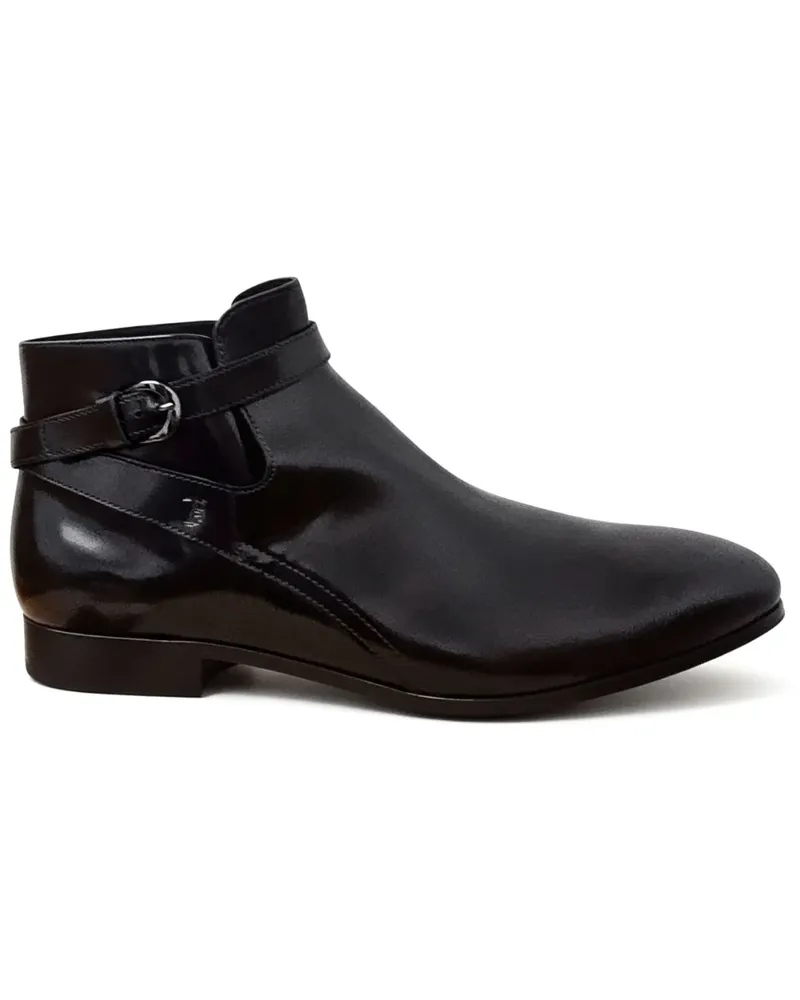 TOD'S Stiefel mit Schnallen - Schwarz Schwarz