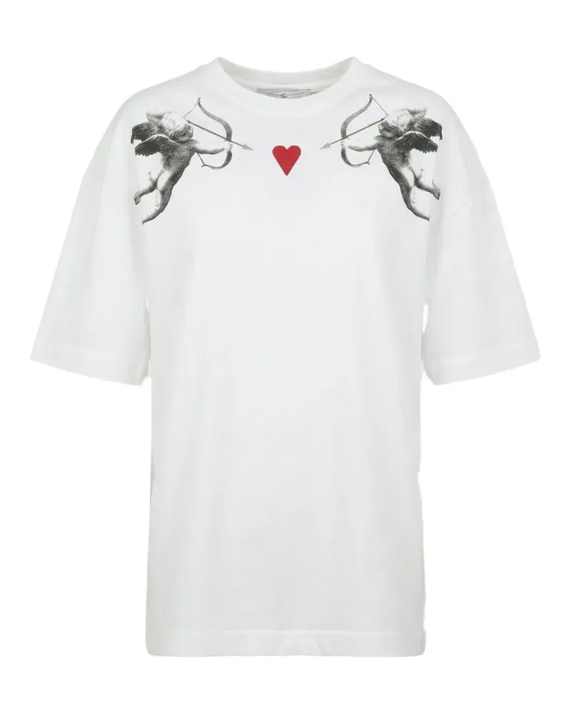 Fiorucci Double Angels T-Shirt - Weiß Weiß