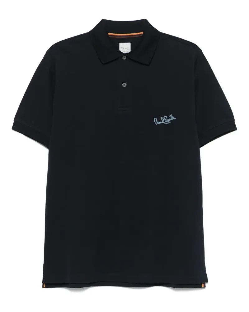 Paul Smith Poloshirt mit Signature-Logo - Blau Blau