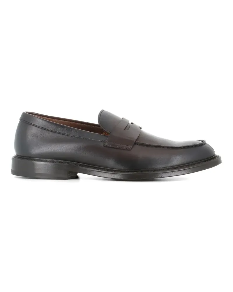 Doucal´s penny leather loafers - Braun Braun