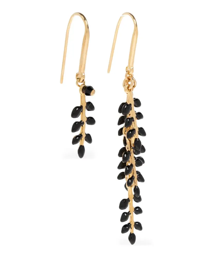 Isabel Marant Ohrringe mit Blattanhänger - Gold Gold