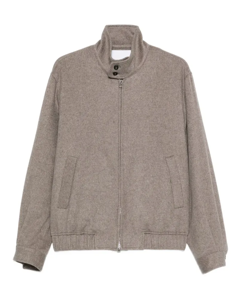 Cellar Door Reißverschluss-Jacke mit eingefassten Taschen - Nude Nude