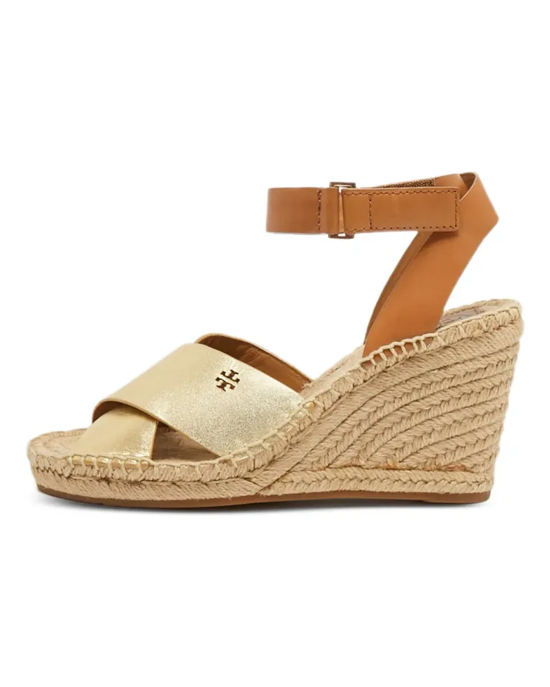 Tory Burch ankle-strap wedge sandals - Gold Gold