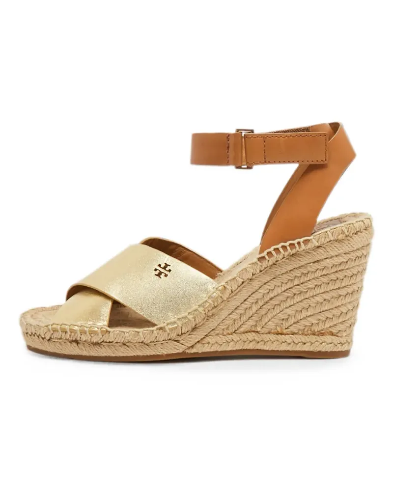 Tory Burch ankle-strap wedge sandals - Gold Gold