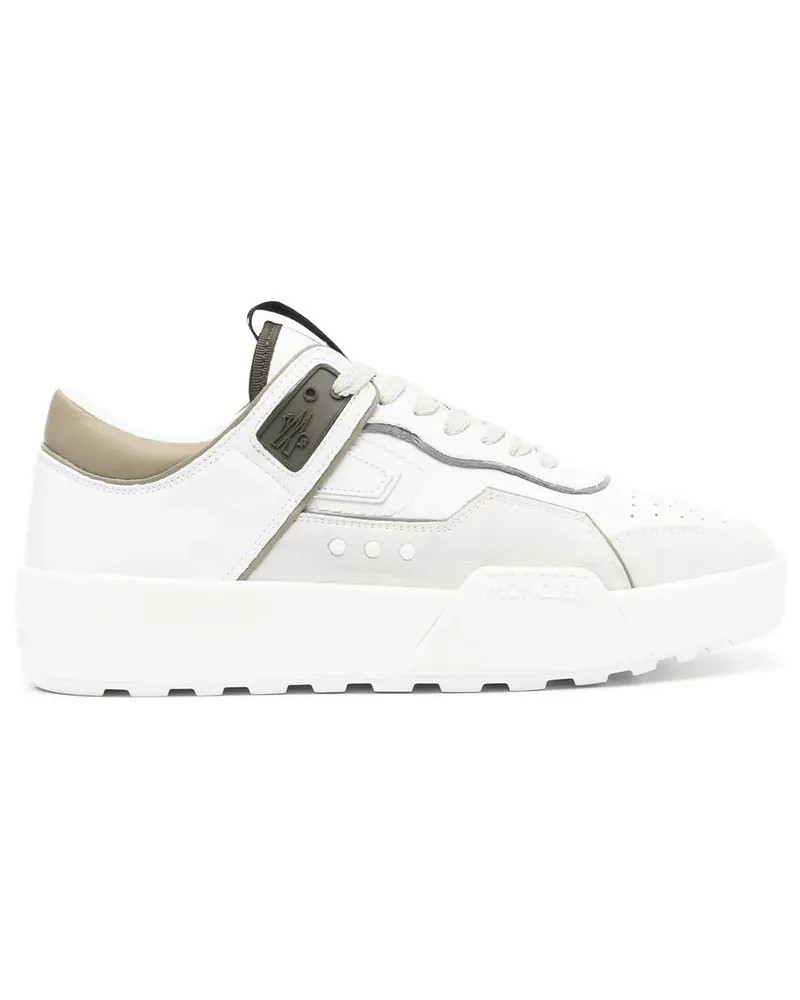 Moncler Sneakers mit Logo-Patch - Weiß Weiß