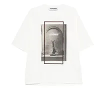 graphic-print T-shirt - Weiß