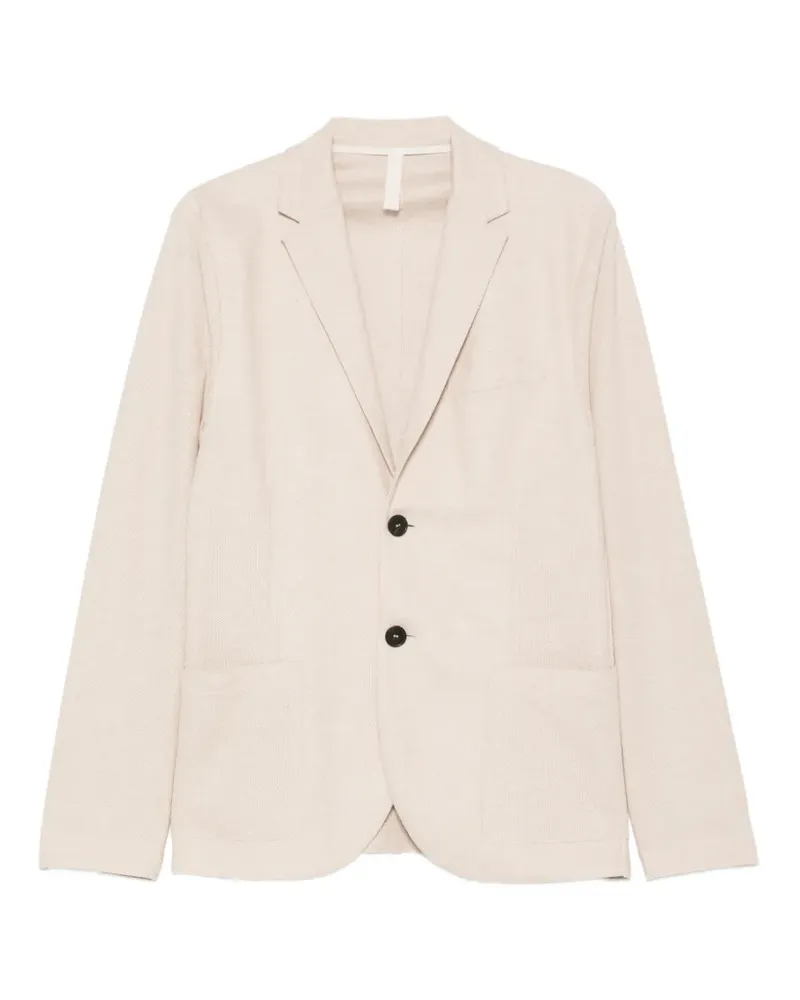 Harris Wharf London button cotton blazer - Nude Nude