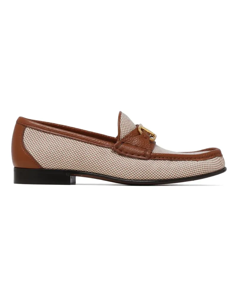 Valentino Garavani Loafer mit Logo - Nude Nude
