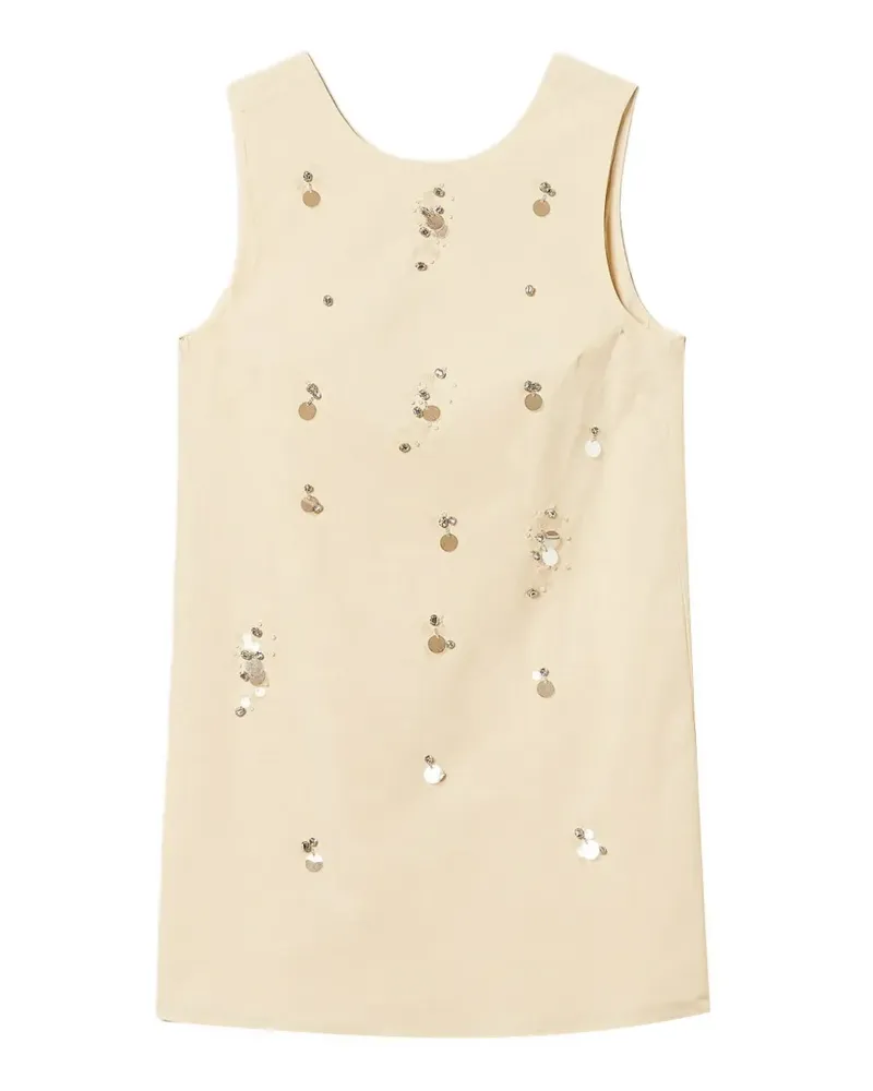 Twin-Set Kleid mit Pailletten - Nude Nude