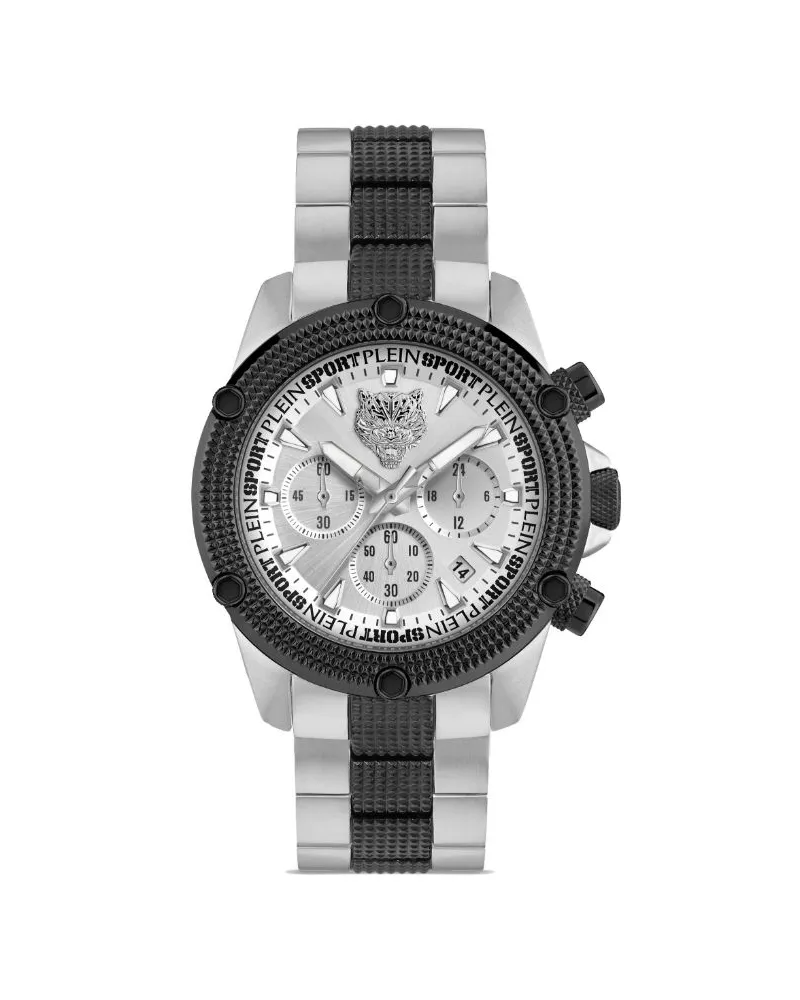 Philipp Plein Hurricane Chrono 44mm - Silber Silber