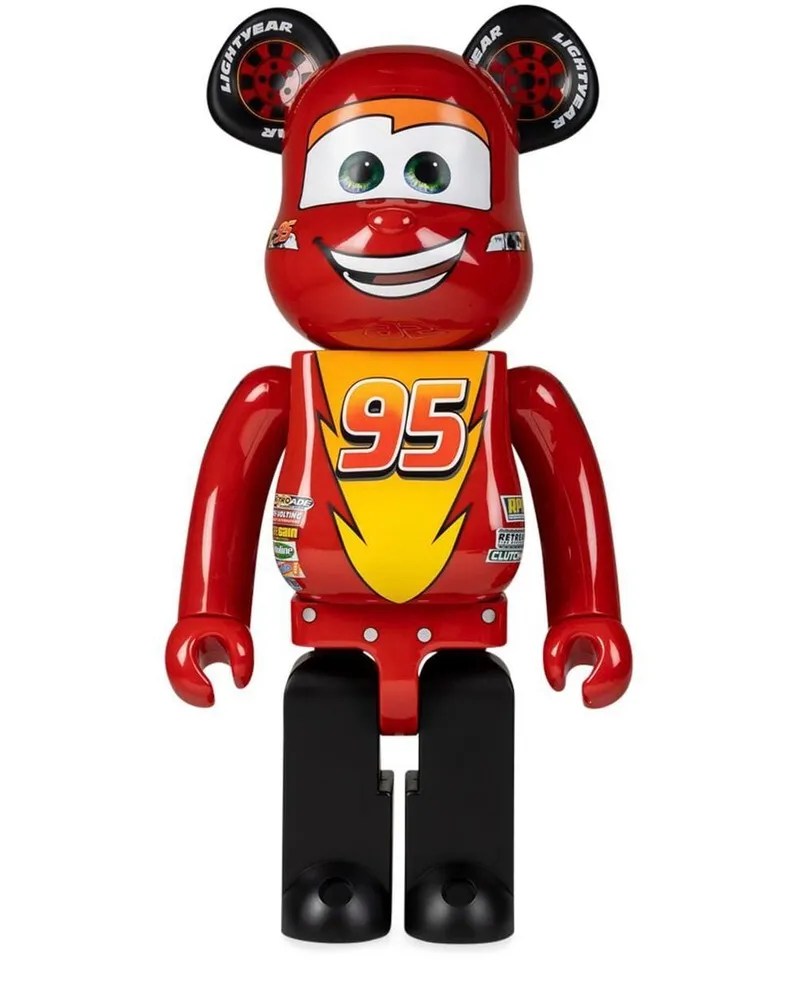 Medicom Toy x Disney Pixar Lightning McQueen BE@RBRICK Figur Mehrfarbig