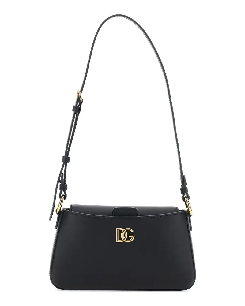 Dolce & Gabbana logo-plaque mini bag - Schwarz Schwarz