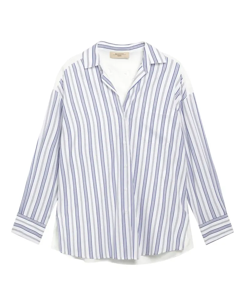Max Mara Besticktes Hemd - Blau Blau