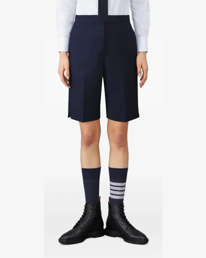Thom Browne Shorts aus Wolle - Blau Blau