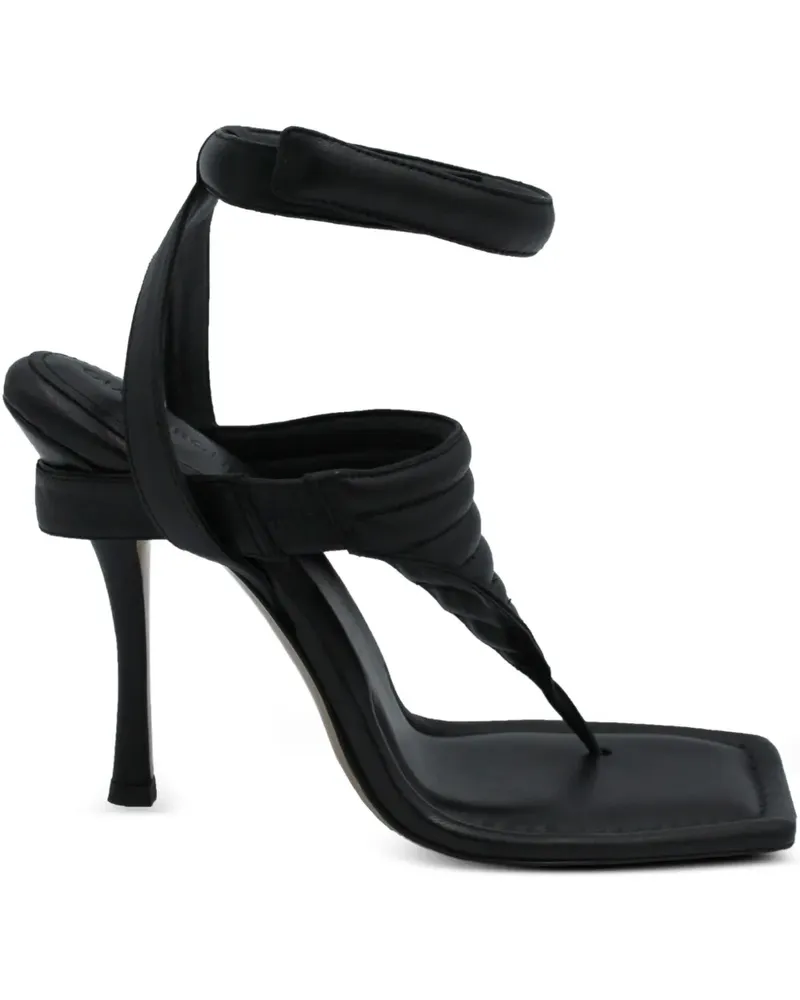 Gia Borghini Gia square-toe sandals - Schwarz Schwarz