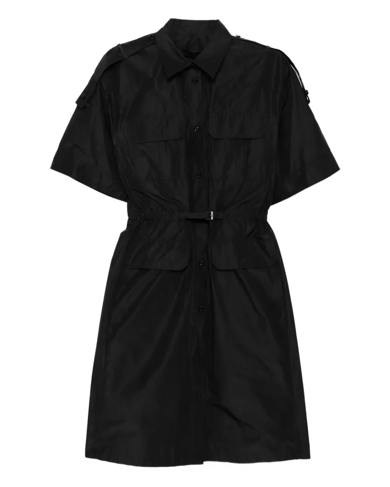 JUUN.J Midikleid im Trenchcoat-Stil - Schwarz Schwarz