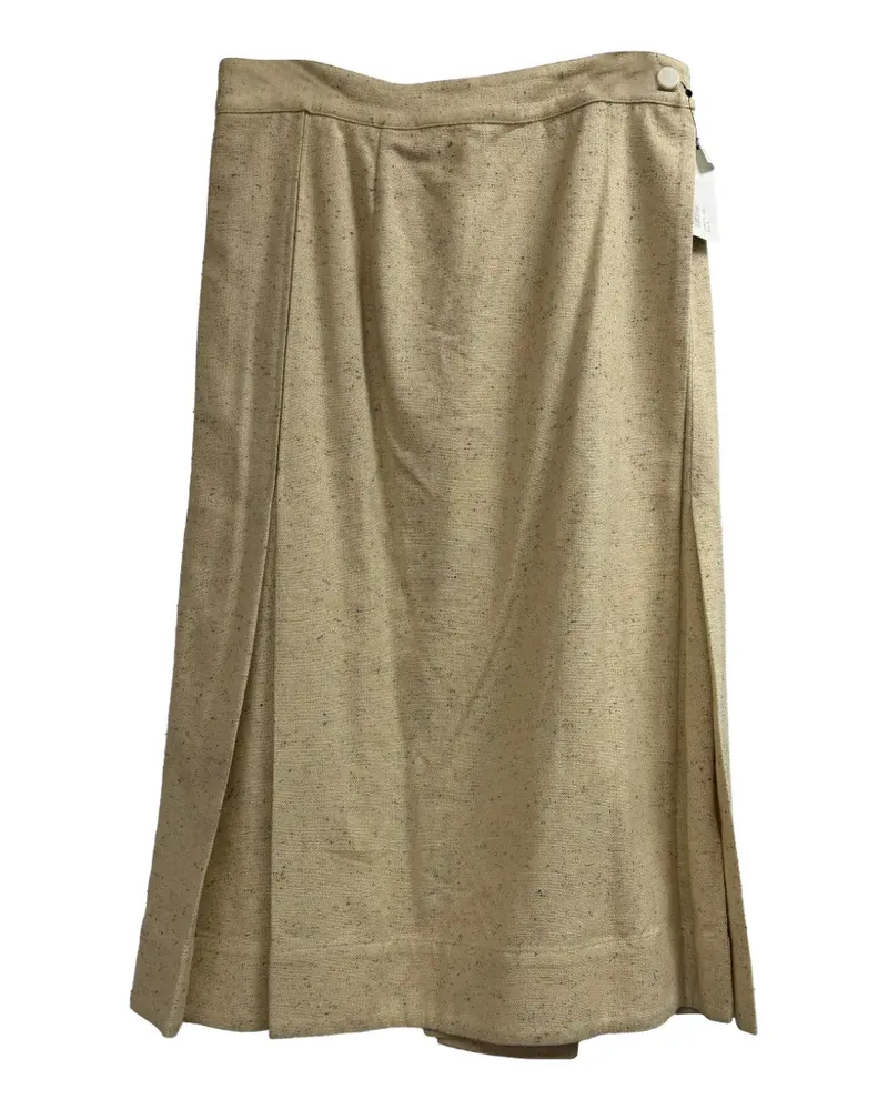 Victoria Beckham Embellished pleated skirt - Nude Nude