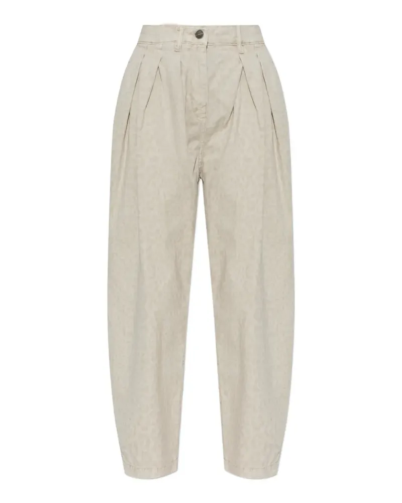 AllSaints Becca Hose mit Leoparden-Print - Nude Nude