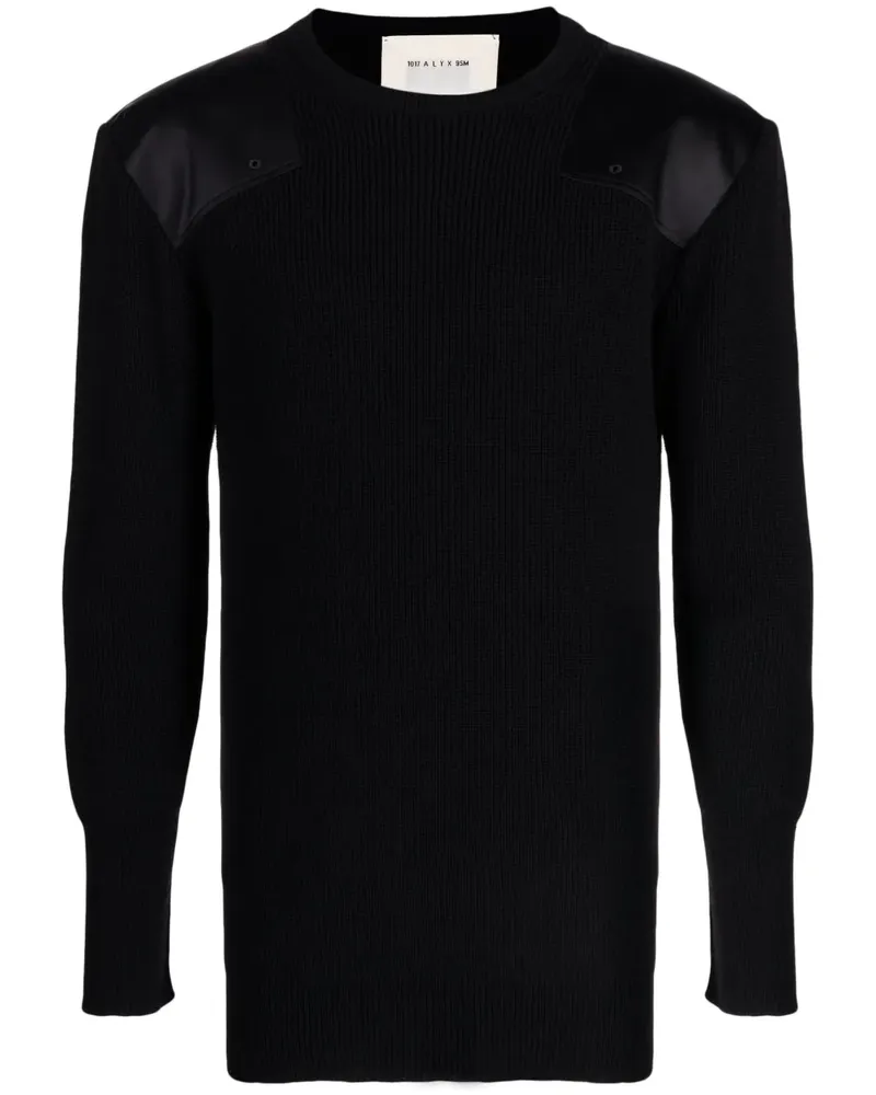 1017 ALYX 9SM Gerippter Pullover - Schwarz Schwarz