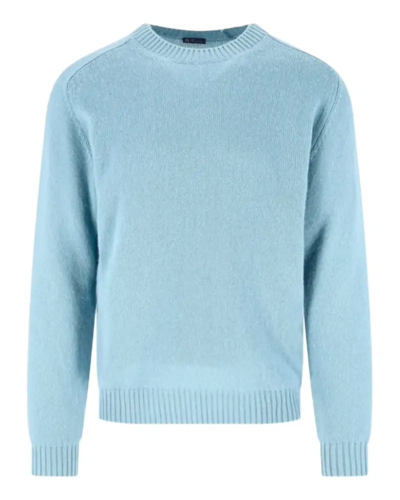 Finamore 1925 ribbed-trim sweater - Blau Blau