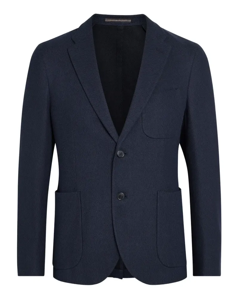 Slowear button-up blazer - Blau Blau