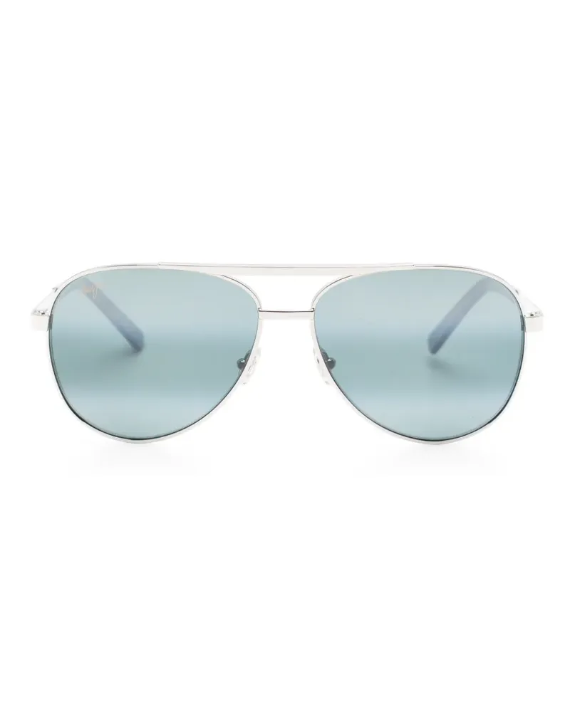 Maui Jim Seacliff Pilotenbrille - Silber Silber