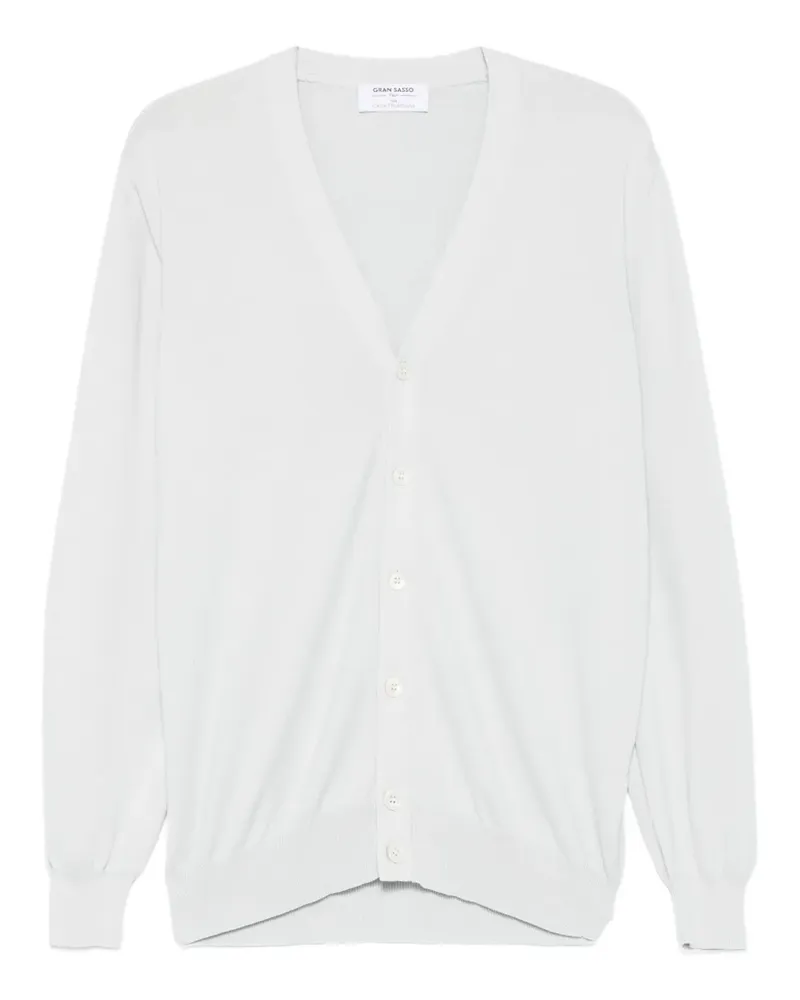 Gran Sasso V-neck cardigan - Grau Grau