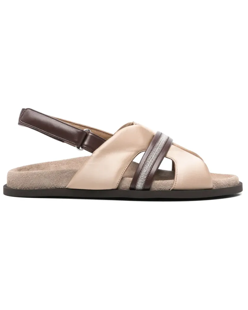 Peserico Punto Lace Sandalen - Braun Braun