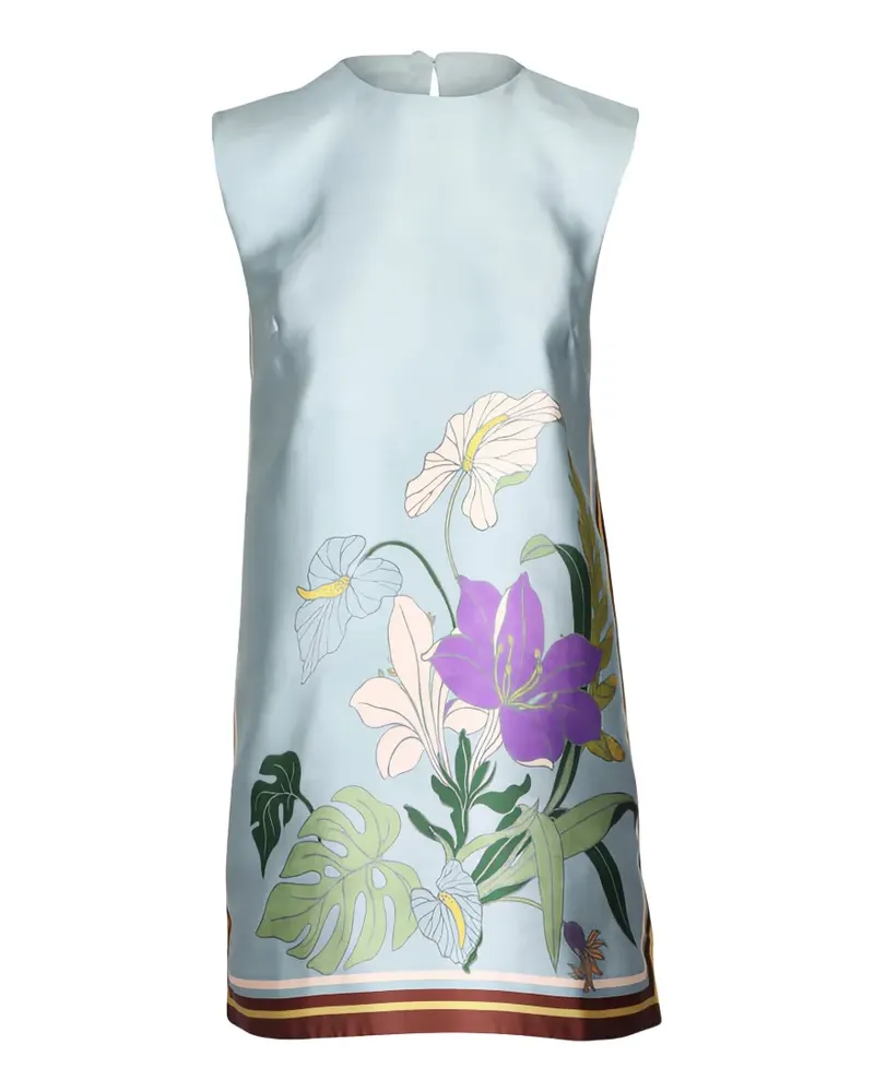 ALEMAIS Alfie Day Minikleid mit Blumen-Print - Blau Blau