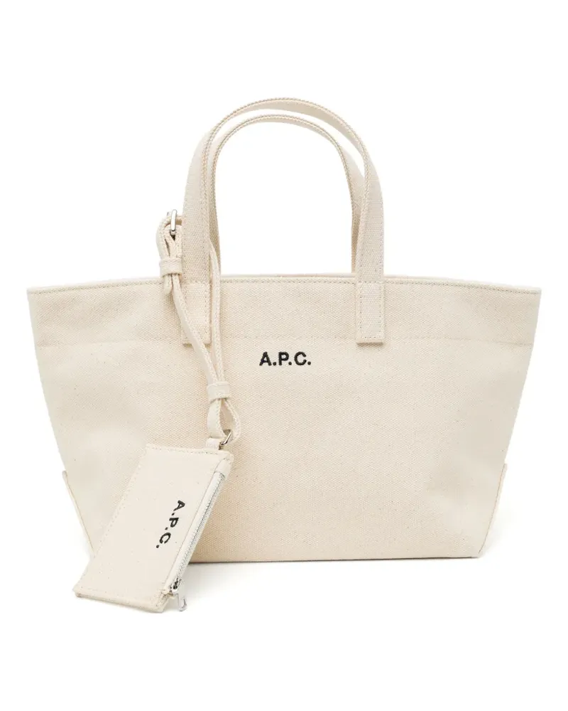 A.P.C. Kleine Le Drummer Toile Tote Bag - Nude Nude