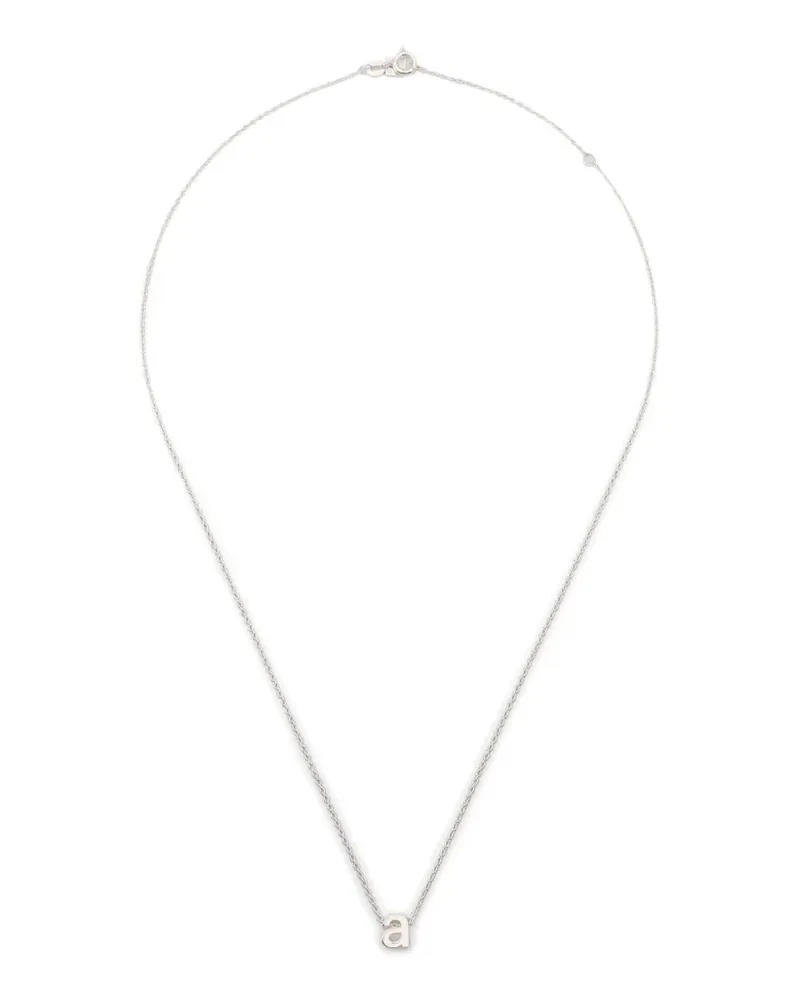 Le Gramme alphabet necklace - Silber Silber