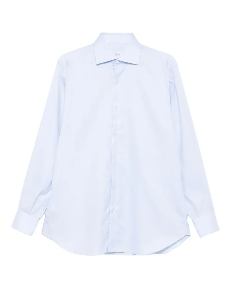 Brioni Klassisches Hemd - Blau Blau
