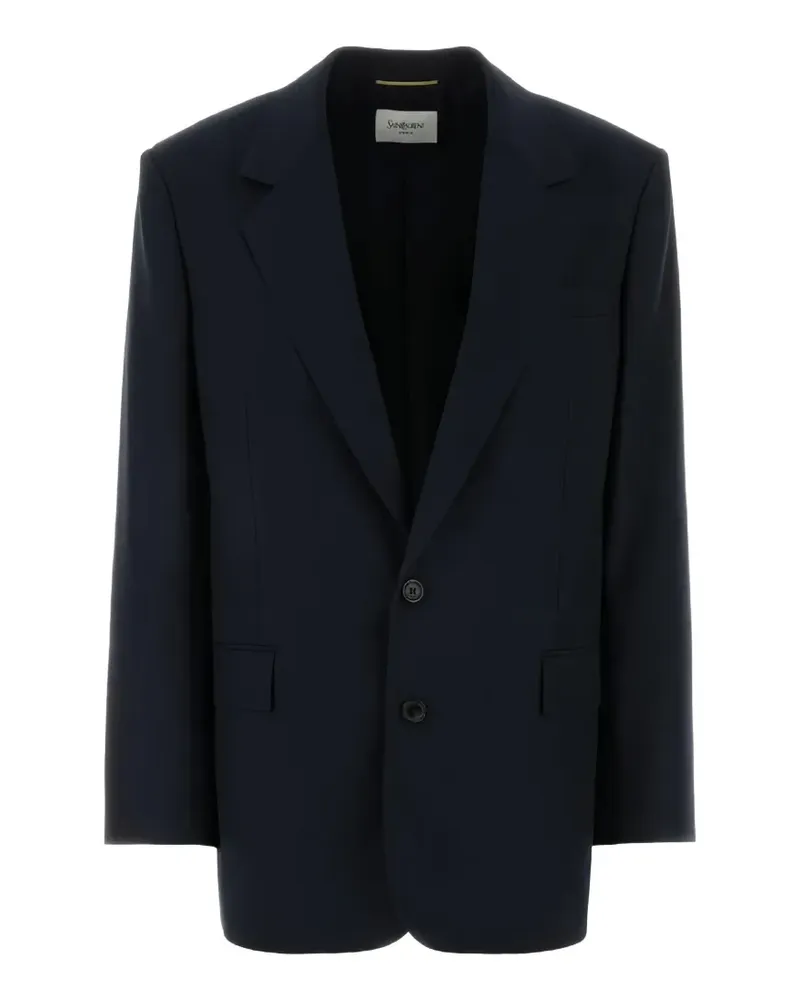 Saint Laurent single-breasted blazer - Blau Blau