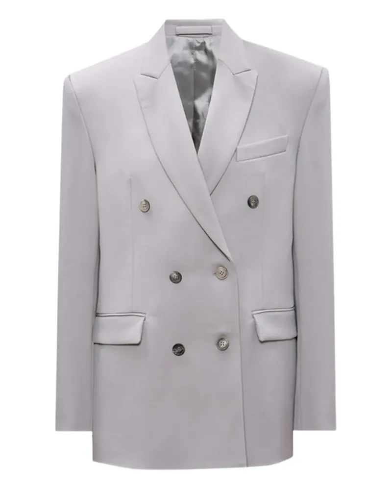 WARDROBE.NYC double-breasted blazer - Grau Grau