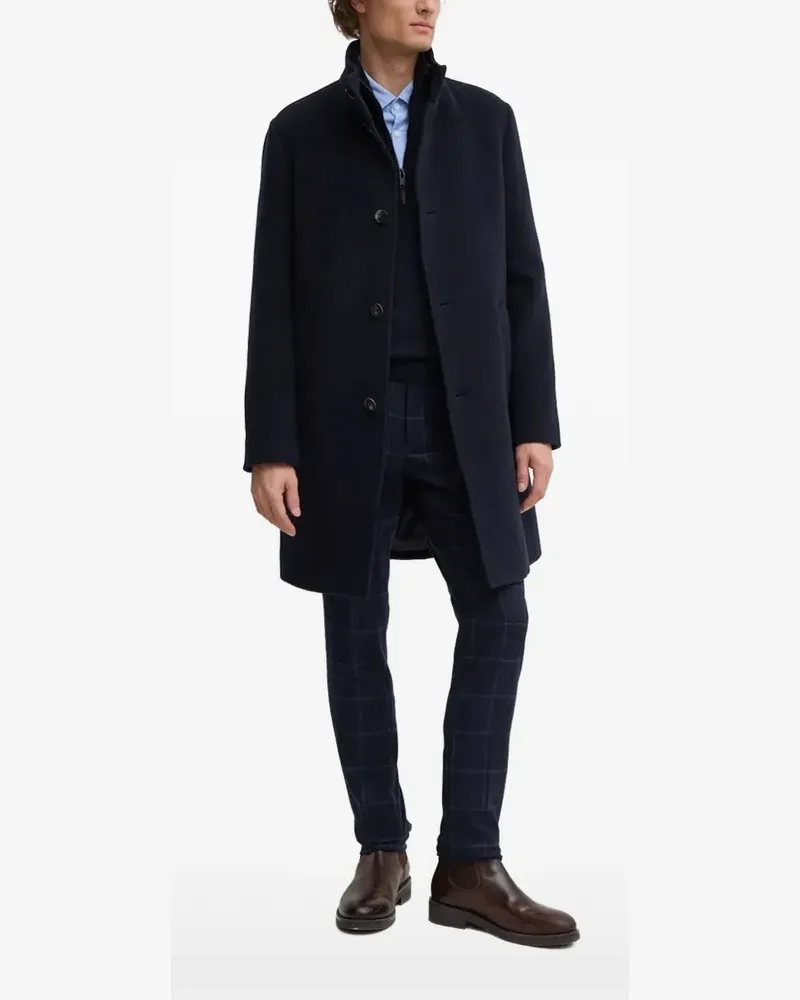HUGO BOSS Pullover mit Reißverschluss - Blau Blau
