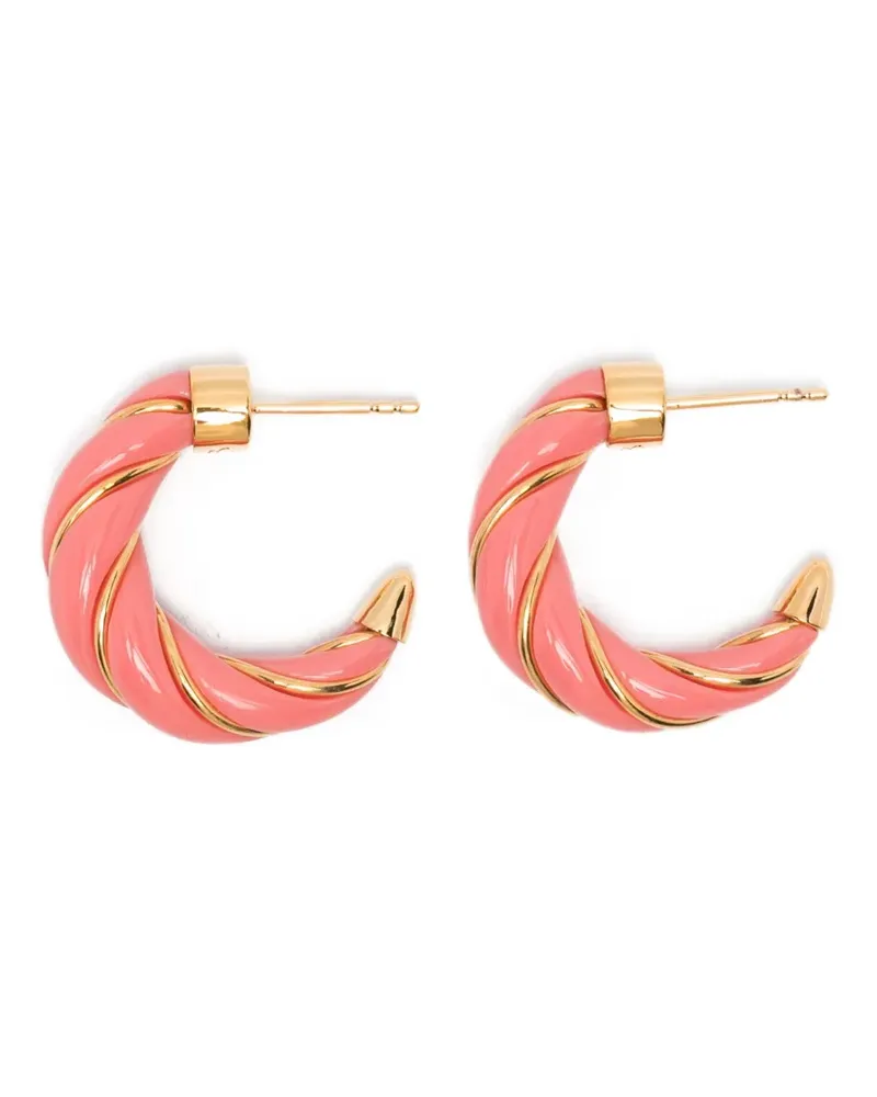 Aurélie Bidermann Diana twisted-detail earrings - Gold Gold