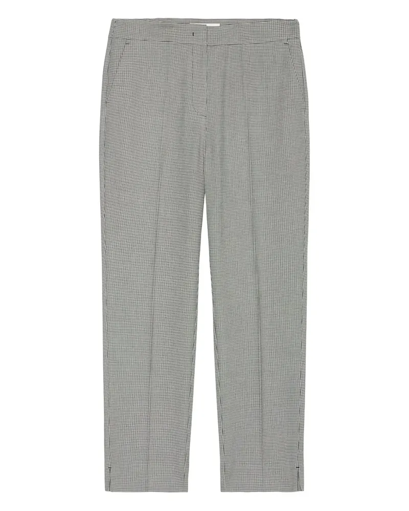 Marc O'Polo Hose mit Hahnentrittmuster - Grau Grau