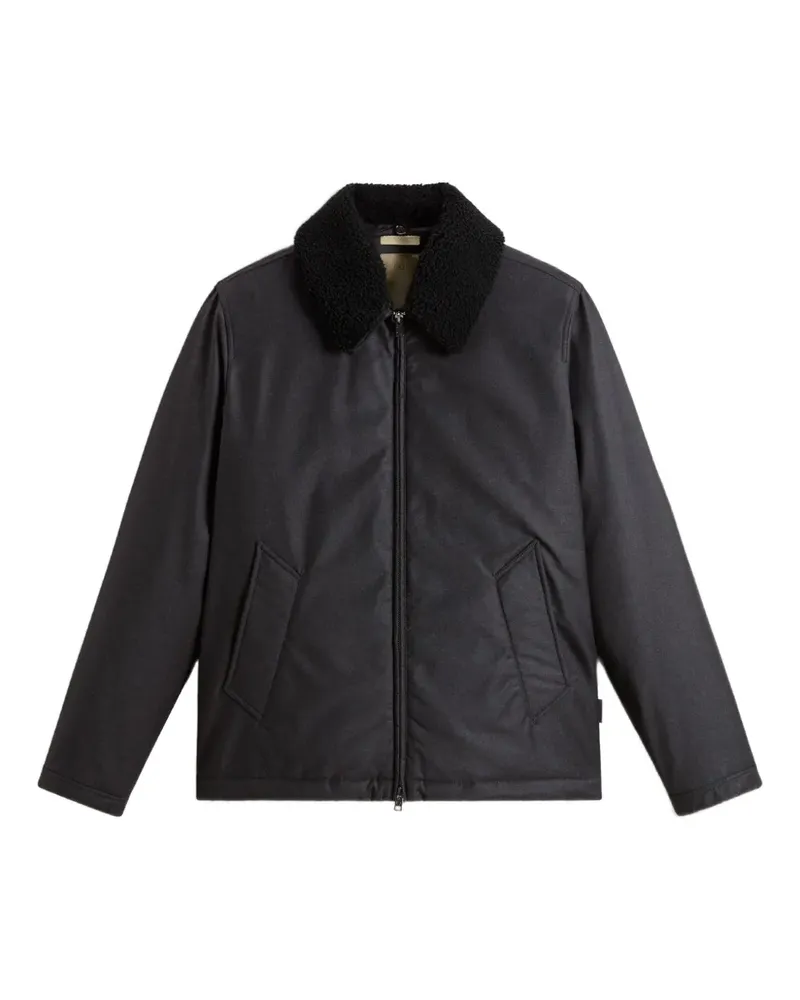 Woolrich Wattierte Jacke mit Sherpa-Kragen - Grau Grau