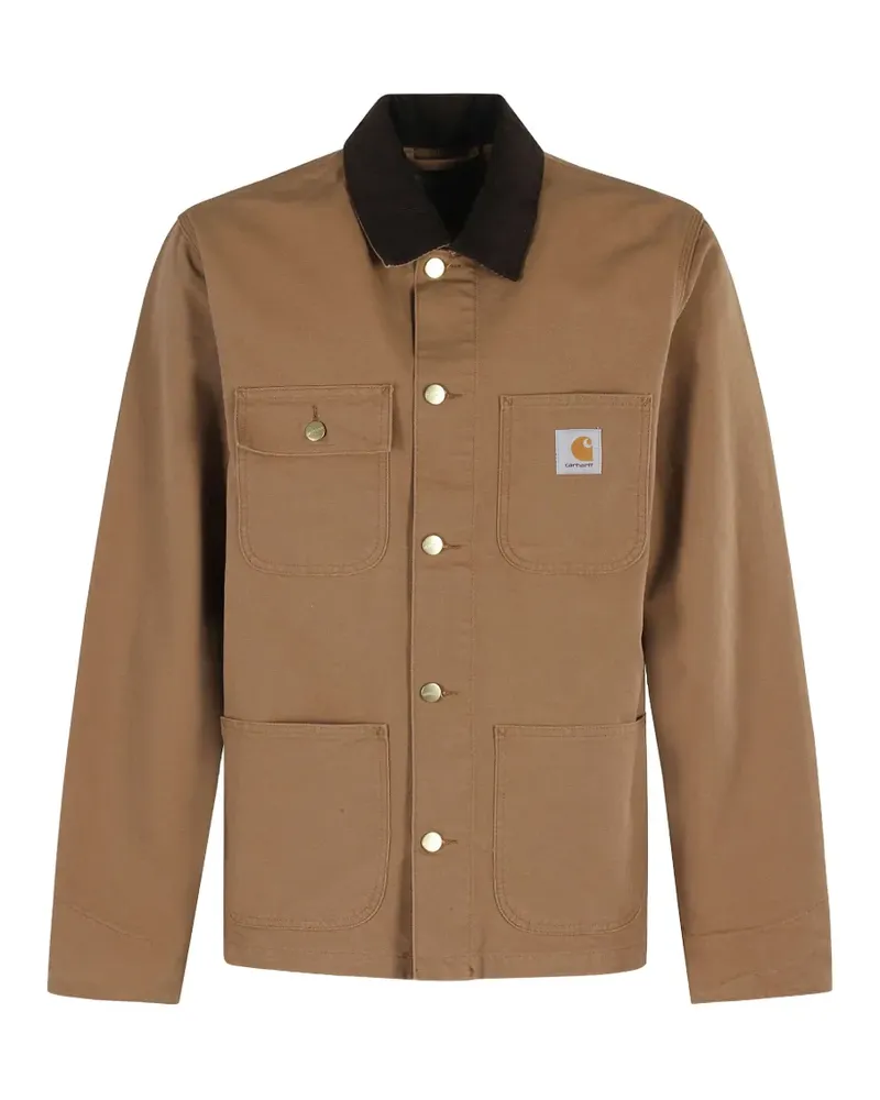 Carhartt WIP Michigan corduroy-collar jacket - Braun Braun