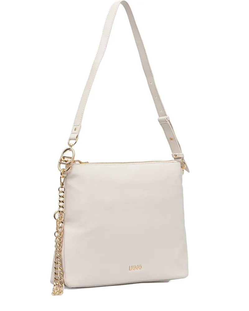 Liu Jo Schultertasche mit Kettenverzierung - Weiß Weiß