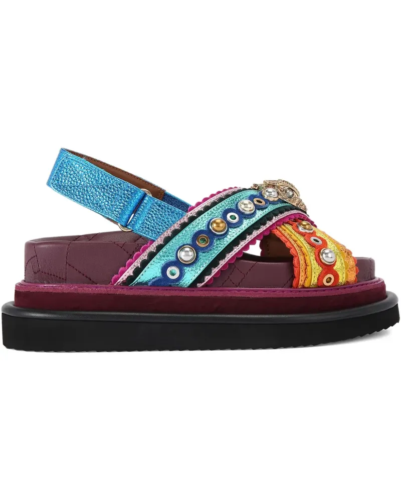 Kurt Geiger Verzierte Orson Sandalen - Blau Blau
