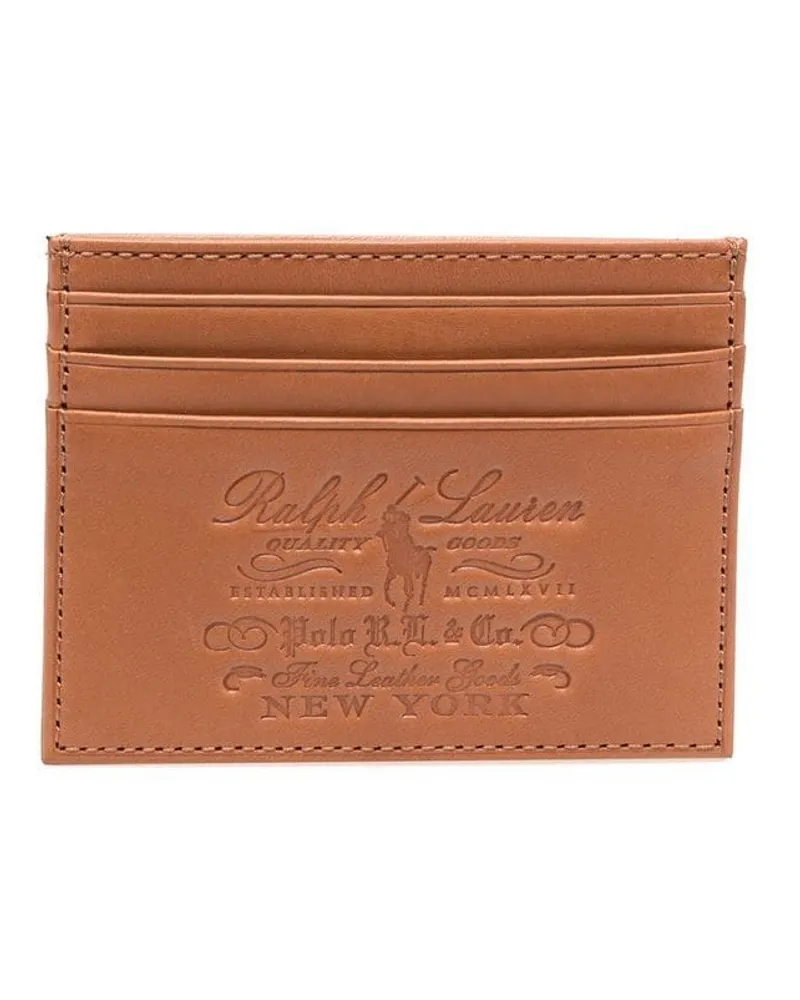 Ralph Lauren Heritage Kartenetui Braun