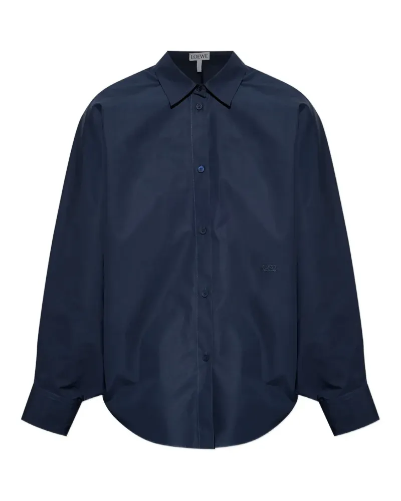 Loewe Hemd aus Baumwolle - Blau Blau