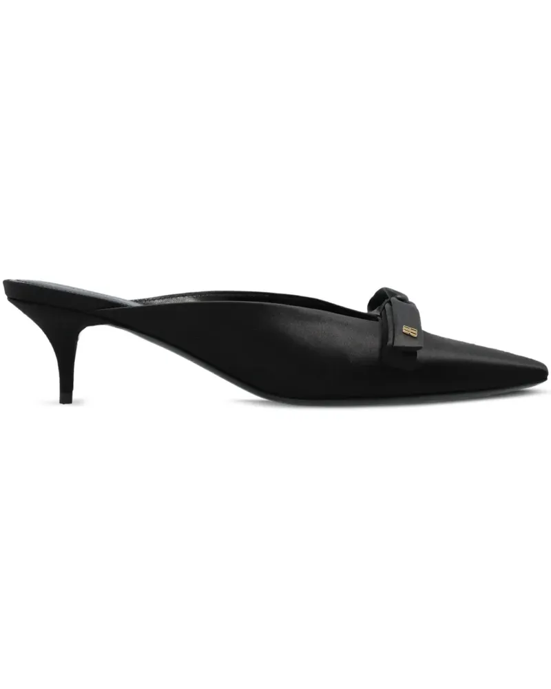 Balenciaga bow-detail pointed-toe mules - Schwarz Schwarz