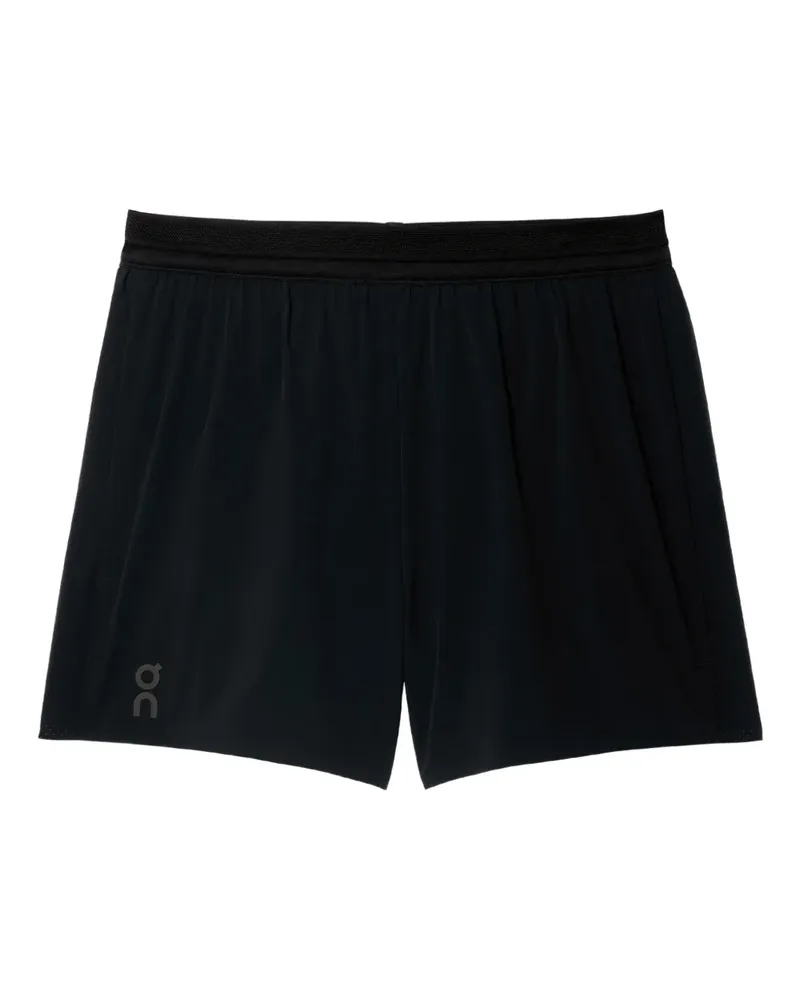 ON Sport-Shorts mit Logo-Detail - Schwarz Schwarz