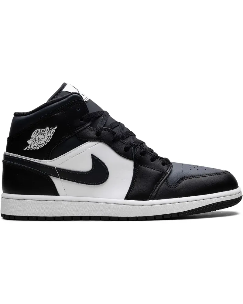 Jordan 1 Mid "Off Noir Toe" Sneakers - Schwarz Schwarz