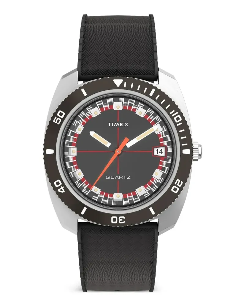 Timex Q  Reissue 1971 Velocity 36mm watch - Schwarz Schwarz