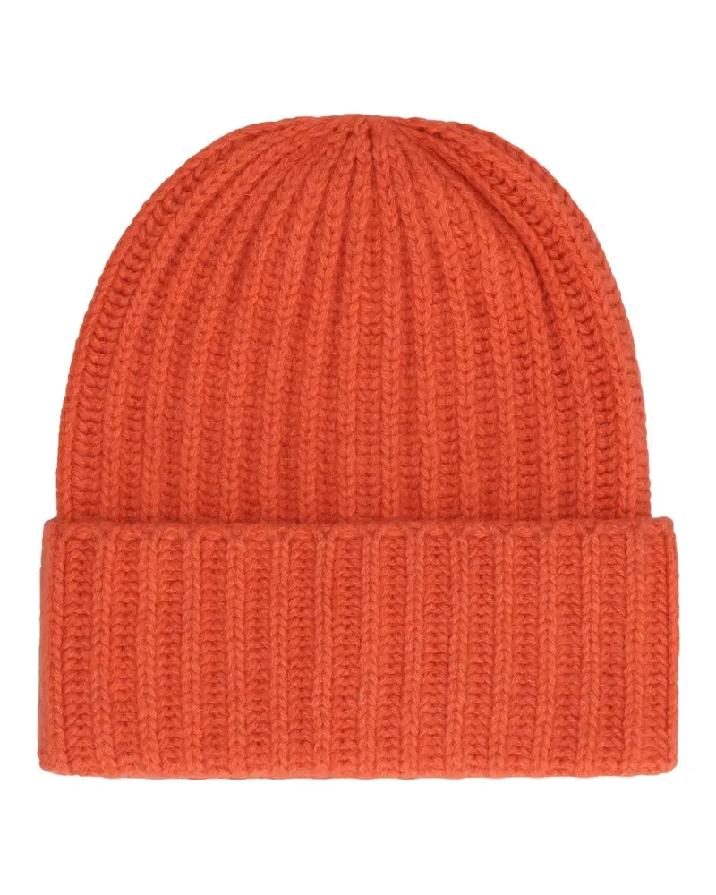 Malo Gerippte Beanie - Orange Orange